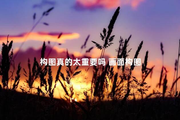 构图真的太重要吗 画面构图